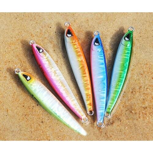 5PCS Deep sea Fishing Jigging Glow Sardines Jig Jigbait Spoon Lure baits 40/60g