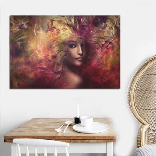 Abstract Colorful Woman Decorative Painting Canvas Painting Figure Portrait Painting For Living Room Decorative Painting NoFrame