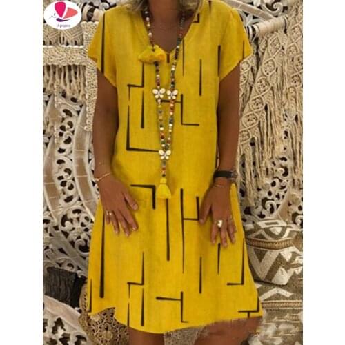 Летние платья больших размеров Apipee China At AliExpress