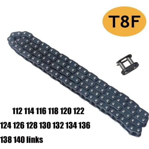 T8F chain with Spare Master Link For Mini Dirt BIKE Quad ATV 47cc 49cc Minimoto Pocket Bikes 136 links