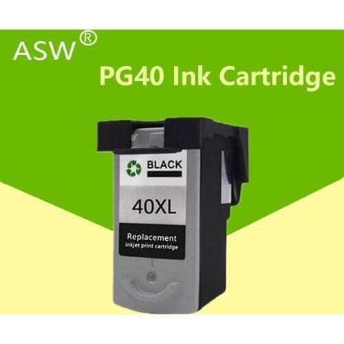 1Black PG40 CL41 ink cartridge for Canon pg 40 cl 41 PG-40 Pixma iP1800 iP1200 iP1900 iP1600 MX300 MX310 MP160 MP140 printer