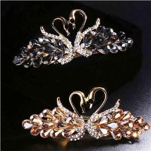 Color Alloy Hairpin Korean Version Of Simple Hair Plate Headwear Factory Direct Sales