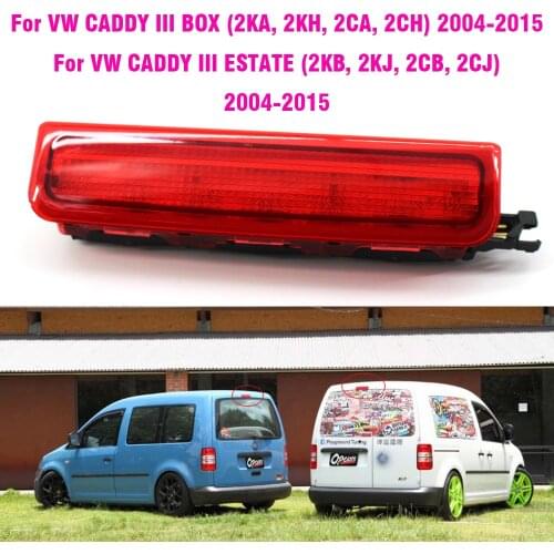 For VW Caddy 2004-2015 Third 3rd Centre High Level Rear Brake Light 2K0945087C Stop Lamp Car LED Light Bulbs