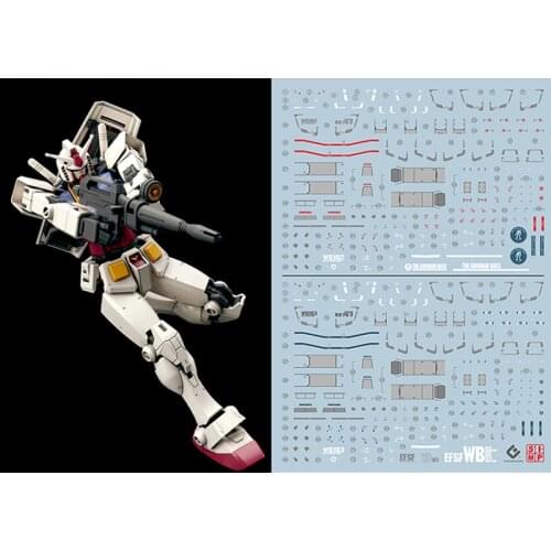 HG Beyond the Global Originator Water Sticker RX-78-2 Gundam Fluorescent stickers