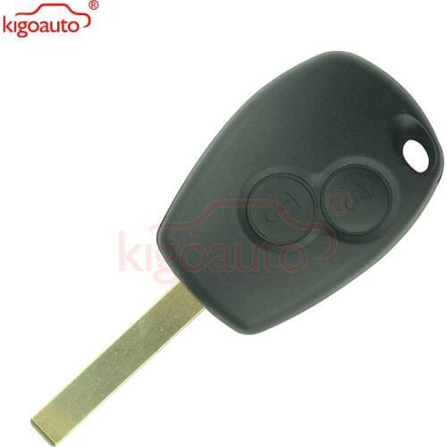 Kigoauto Remote car key 2 button 433Mhz VA6 blade PCF7946 ASK for Renault Master Clio Modus Twingo Kangoo key