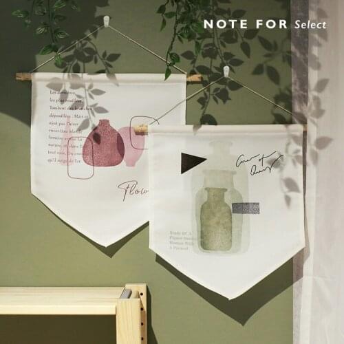 Cute Creative Tapestry Simple Nordic Print Small Girl Korea Tapestry Aesthetic Art Deco Chambre Ado Fille Home Decor