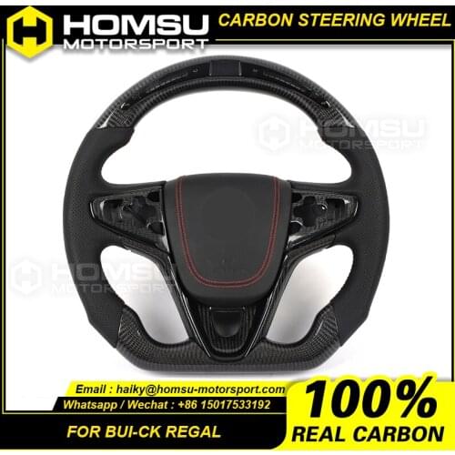 Customize alcantar racing wheel convertible car modified led carbon fiber steering wheel for buick regal 2014