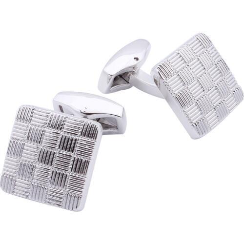 Mens French Shirt Cufflins Classic Square Cuff Links Best Gift for Wedding