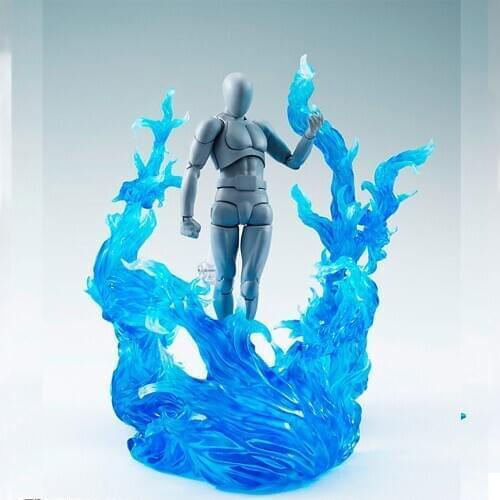New Tamashii EFFECT BURNING FLAME Fix D-Art Figmaer Kamen Rider, Various color optional