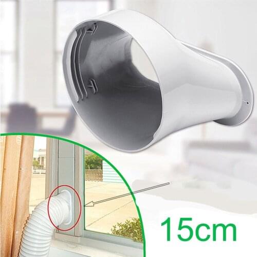 Window Adaptor 5.9in Dia. Exhaust Hose Tube Connector Adapter for Portable Split Mobile Air Conditioner Window Flat Mouth