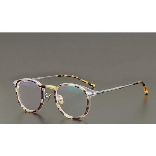 Japanese Handmade Titanium Frame Prescription Glasses Women Myopia Eyeglasses Frames for men Vintage Japan Designer Brand Avior