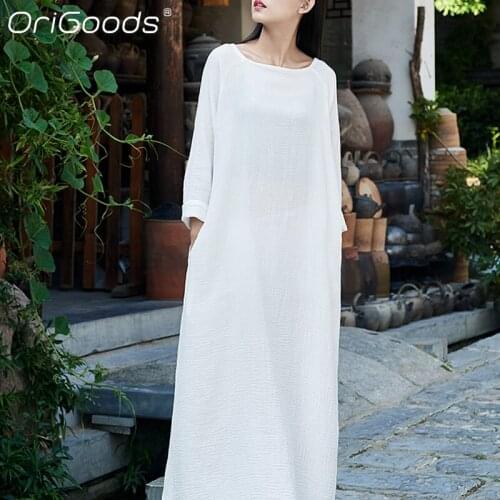 Женские повседневные платья ORIGOODS China At AliExpress
