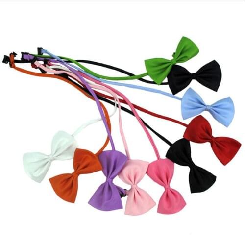 Cat collar knot Decorative Collar Large Bow Knot Jingle Bell Necklace Jewelry Pet Bow Tie Collar