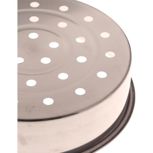 Stainless Steel Steamer Basket Vegetable Steaming Tray Fruit Cleaning Kitchen