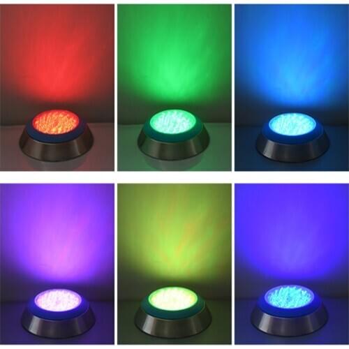 12V New Swimming Pool Light RGB Surface Mounted LED Underwater Lights Stainless Steel Fountain Lamp Pond Lamps View Pool Wall