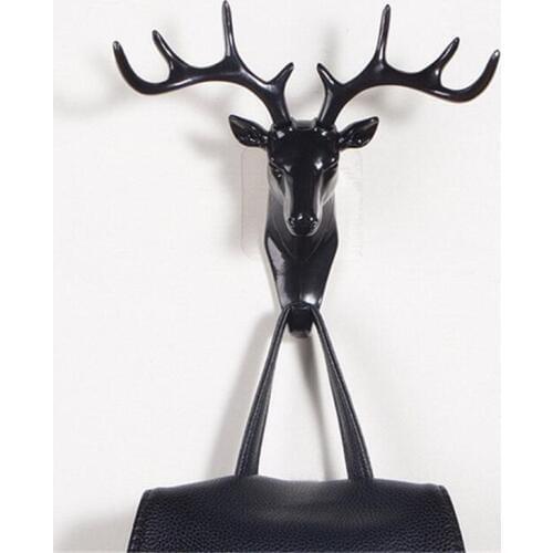 Nordic Wall Decor Hooks Antlers American Style Household Decor Hooks Multi-purpose Wall Coat Keys Bags Clothes Hooks