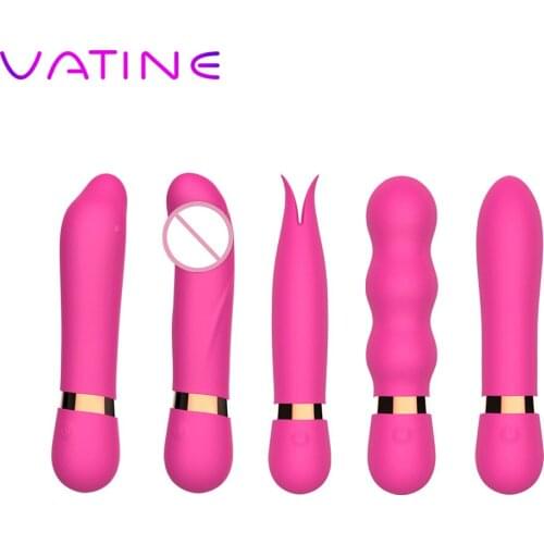 VATINE AV Stick Vibrator Wand Clitoris Stimulator Bullet Vibrator G Spot Massager Sex Shop Sex Toys For Women Female Masturbator