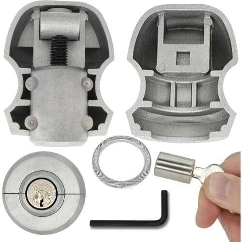 Insertable Hitch Coupling Lock Trailer Lock Caravans Security Hitch Ball Lock Zinc Alloy Trailer Part Anti Theft Device