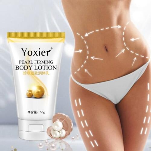Yoxier Pearl Firming Body Lotion Slimming Cellulite Massage Remove Stretch Marks Cream Treatment Body Skin Care Health Lift Tool