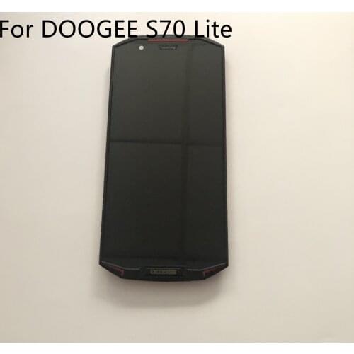 DOOGEE S70 Lite Used LCD Display Screen + Touch Screen + Frame For DOOGEE S70 Lite MTK6763T 5.99 inch 2160x1080 Free Shipping