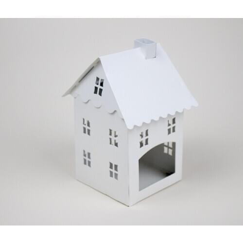 1PC Retro Pastoral Style Iron White Black Red House Romantic Lantern Tea Light Candle Holder Wedding Table House Decor MK026