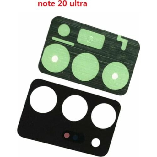 10pcs Rear Back Camera Glass Lens Cover For Samsung Galaxy Note 20 Ultra With Ahesive Sticker Replacement Parts