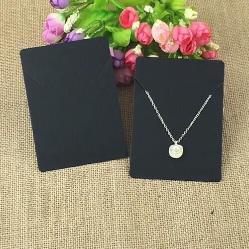 100pcs Necklace Cards and fashion Jewelry display cards for Pendant Accept Custom Logo need add Extra Cost