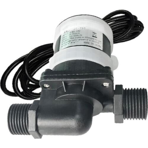 12V24VDC Brushless Water Pump DC Pump Booster Pump Head Warm Air Water Cold Circulation Pump Two-use High Temperature Four Cents