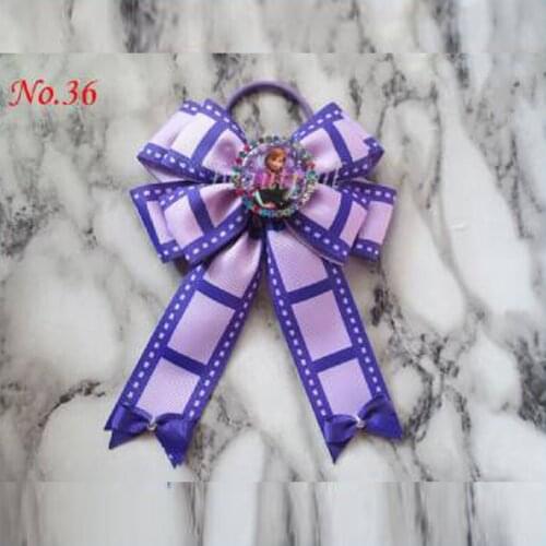 20 BLESSING Good Girl Boutique 5x6.5" Bowknot Ponytail Hair Bow Elastic 128 No