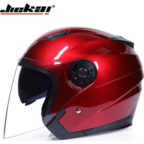 2020 Motorcycle Helmets Electric Bicycle Helmet Open Face Dual Lens Visors Men Women Summer Scooter Motorbike Moto Bike Helmet
