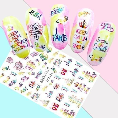3D Charms Nail Art Decoration Manicure Japanese Flower Nail Sticker Hello Nails Stickers Decal Cartoon Egg Stickers For Nails