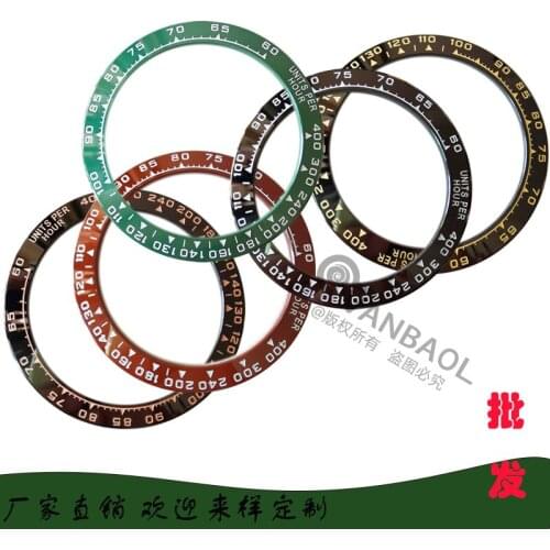 Watch accessories Ceramic scale ring