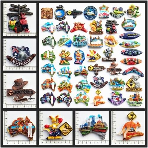 Australia 3D Kangaroo & Koala Fridge Magnets Tourism Souvenir Refrigerator Sticker Collection Handicraft Gift Decoration Article