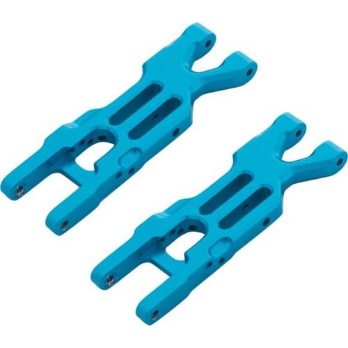 Aluminum Alloy Front Lower Arm Rear Lower Arm Upgrade Parts for LOSI 1/18 Mini-T 2.0 2WD Flat Car