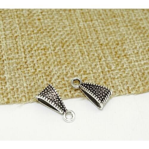 DIY Jewelry Findings Fashion Clip Bail Beads Findings DIY Supplies Jewelry Accessories Pendant Clips & Pendants Clasps Big hole