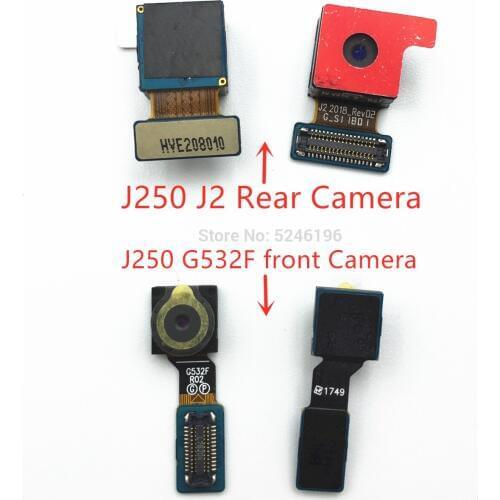 1pcs Back big Main Rear Camera front camera Module Flex Cable For Samsung Galaxy J250 J2 G532 G532F Back Main Flex Cable
