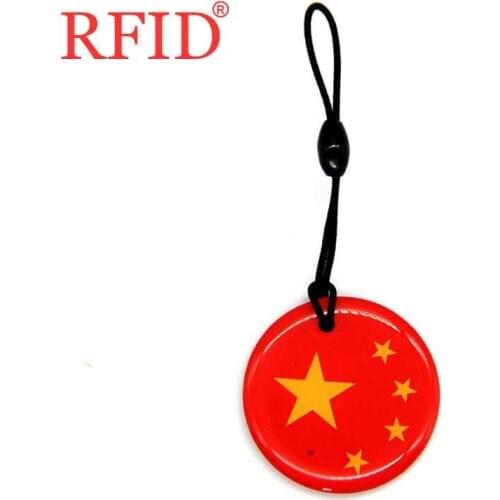 ID 125Khz T5577 T5200 Rewritable Writable Keyfob RFID Card Dropping Glue Waterproof Keychain Access Control Card Fast Shipping 1