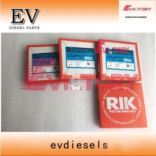 For kubota KX155-3S engine repair V2203 V2203M V2203DI piston ring set