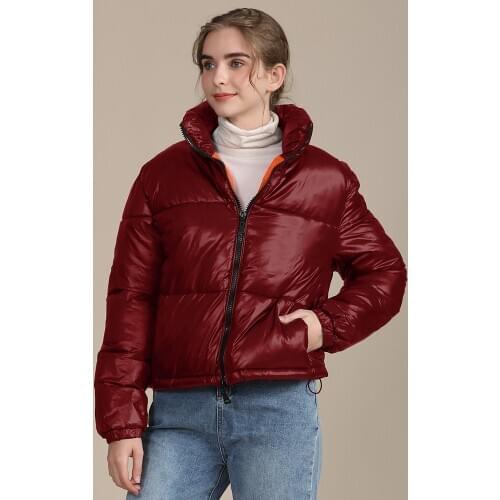 2020 New Winter Jacket High Quality Stand-Up Collar Coat Womens Fashion Jackets Winter Warm Woman Clothing Casual Parkas