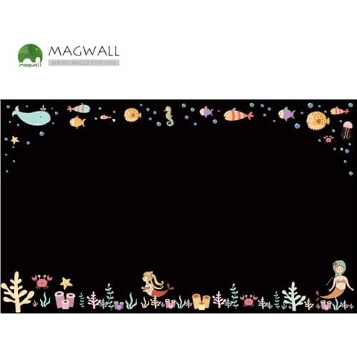 Cartoon animal writing board magnetic chalkboard Fantasy Series dust free children education writing drawing board