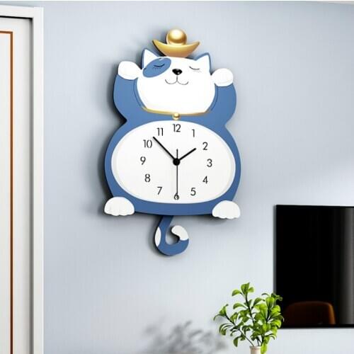Cartoon Wall Clock Living Room Home Decoration Clock Wall Nordic Childrens Watch 3d Wall Clock Wall Clock for Kids Rooms