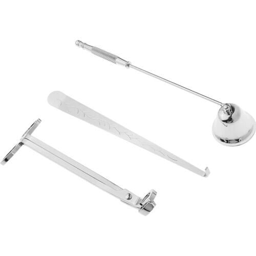 1 Set 3 in 1 Candle Accessory Set, Candle Wick Trimmer, Candle Wick Dipper, Candle Snuffer