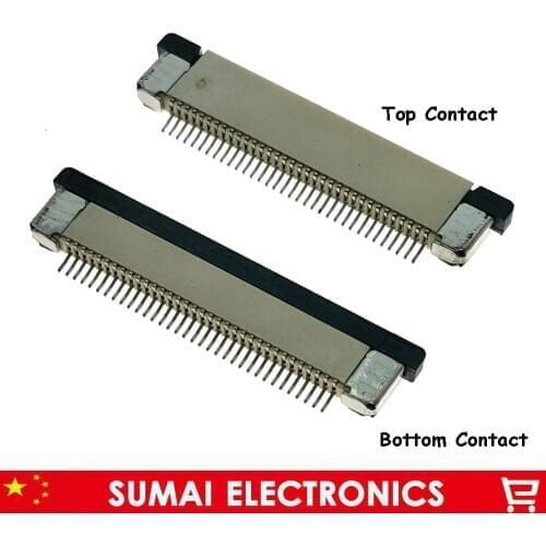 Sample, 34Pin FPC FFC Connector,34 Pin 0.5mm Flex Cable Socket for LCD Screen Interface.ROHS,34P