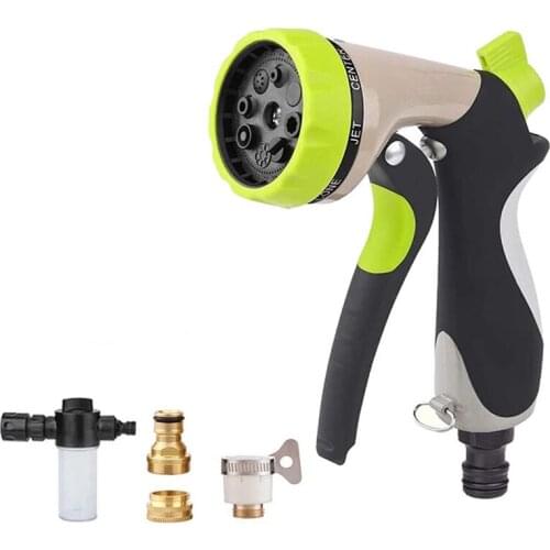 New High-Pressure Water Spray Gun Car Washer Hose Spray Bottle Garden Watering Sprinkler Cleaning Foam Water Gun dropshipping