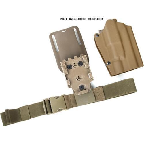 TMC Tactical Thigh Strap Ver2 Military Elastic Band Extend Strap New for Leg Thigh Holster Black / Coyote Brown Free Shipping