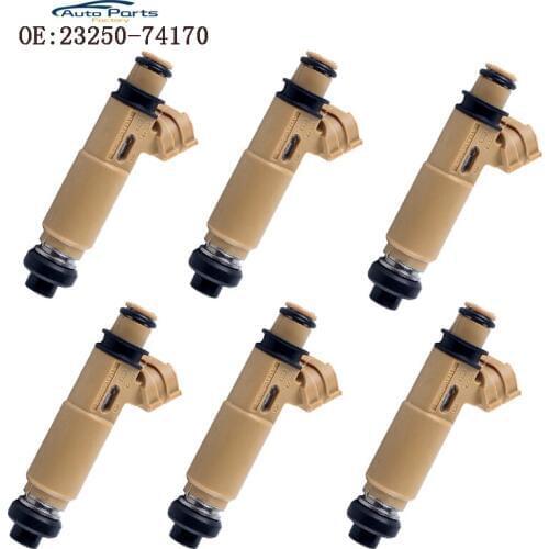 6 PCS Fuel Injector For Toyota Avensis RAV4 Camry/Vista Corona Townace/Liteace Carina FF ED Cadina 23250-74170 23209-74170