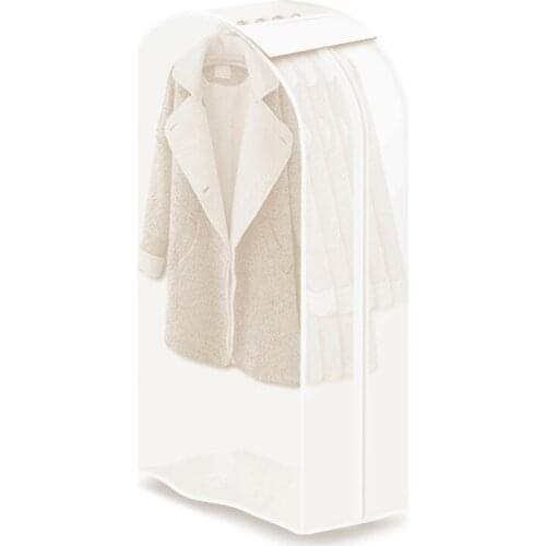 Thickened PEVA Transparent Coat Dust Bag Simple Large Capacity Clothing Dustproof Cover for Suit Dress Home Storage