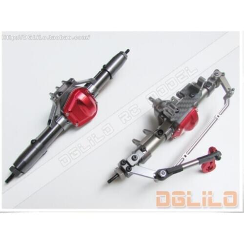 High Quality Front And Rear Axle CNC Machined for AXIAL SCX10 RC 4WD D90 1:10 Rc Crawler Truck