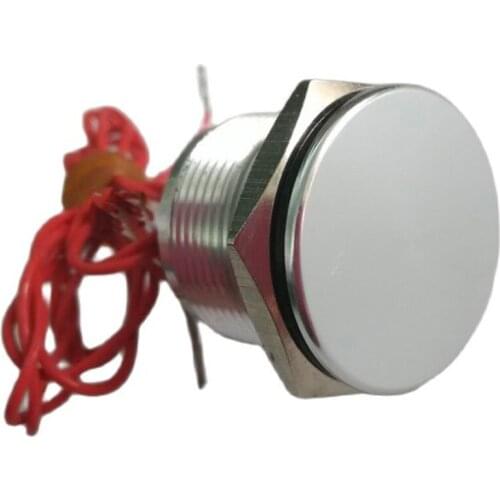 16mm 200mA 24VDC IP68 wareproof Aluminium Anodized momentary normally open piezo switch