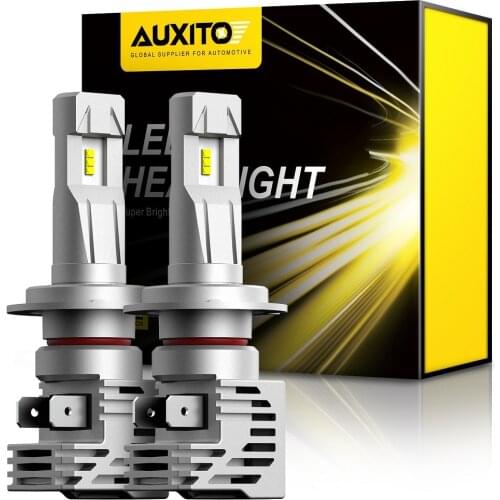 2pcs MINI H4 H7 9005 9006 H13 9008 9007 Car LED Headlight Bulbs ZES Chips 60W 12000LM 6500K White Wireless Direct Plug-in